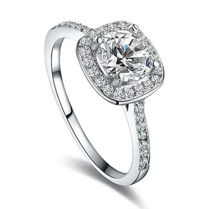 Factory Supply 18KGP Women Zircon Ring Jewelry