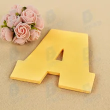 letter shaped post it notes