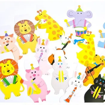 Handmade Animal Card Banner Paper Garland Party Decorations Animal