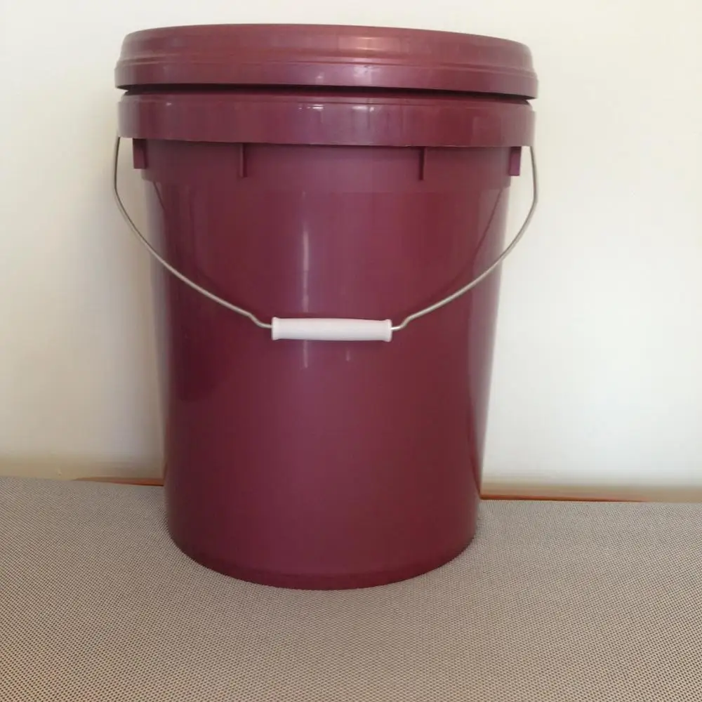 20 Liter Container Food Grade 5 Gallon Plastic Buckets With Handle And