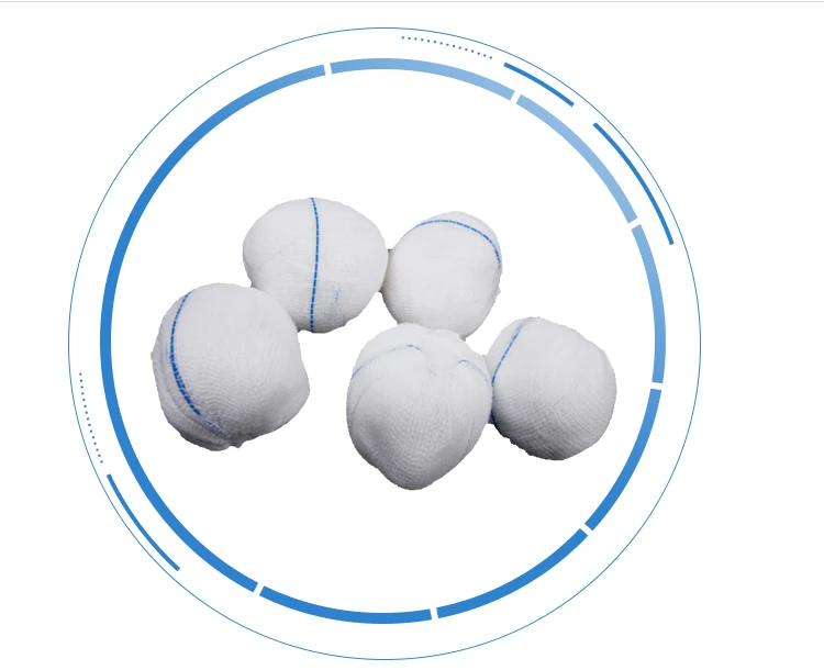 Low Price With Xray Detectable Surgical Cotton Gauze Balls In Bulk
