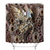 Creative oil painting personality waterproof shower curtain 3D photo print creative visual shower