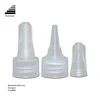 China supplier high quality 20mm plastic pointed top cap eye drop cap twist off nozzle cap for cosmetic