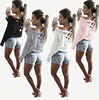 Free Shipping 2019 New Arrival Tops Shirt Hot Casual Womens Loose Pullover T-Shirt blouse