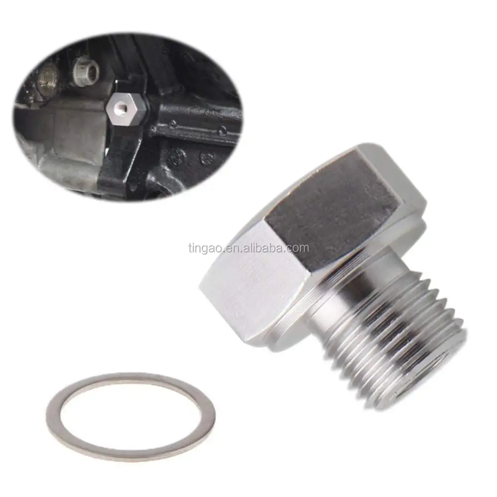 Oil Pressure Sensor Adapter For Gauge Engine Swap Male Buy Engine