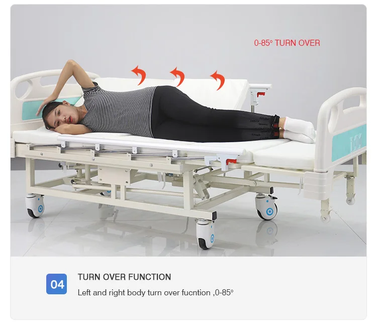 Hospital Furniture King Size Adjustable Patient Recovery Hospital Beds