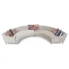 Hot sale stainless steel sofa for wedding, royal furniture sofa, sectional sofa event lounge furniture