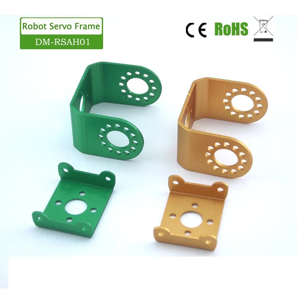 Rc Robot Servo Cnc Metal Robot Servo Frame Aluminium Metal Bracket For