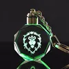 World of War Craft 3D Laser Engraved Crystal Crafts Changing Colors LED Light Glass Miniature Home Decor Birthday Gifts