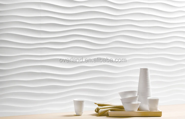 Foshan wavy white wall tile