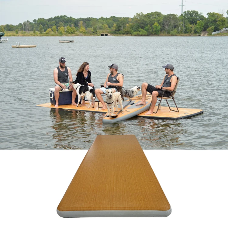 2019 Durable Customized Size Inflatable Floating Swim Dock Water