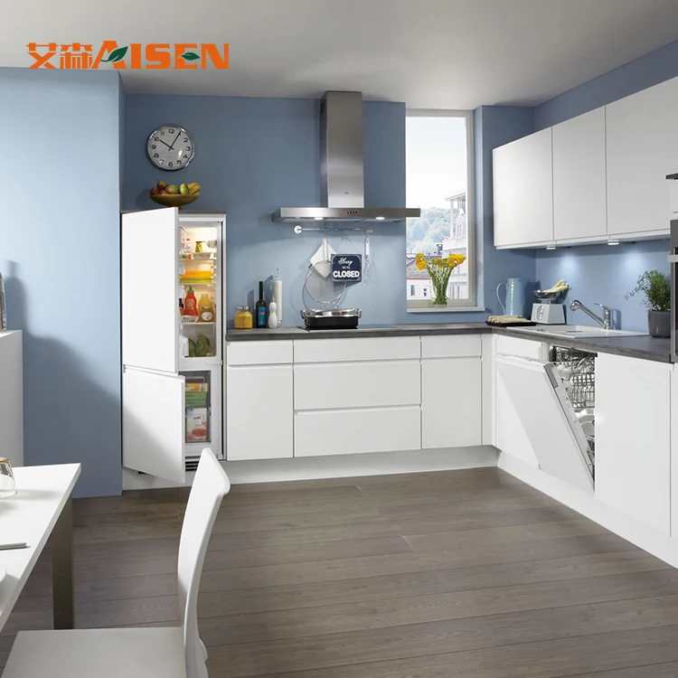 Plywood Carcass 100% L Shape Modern Kitchen Cabinets - Buy Plywood