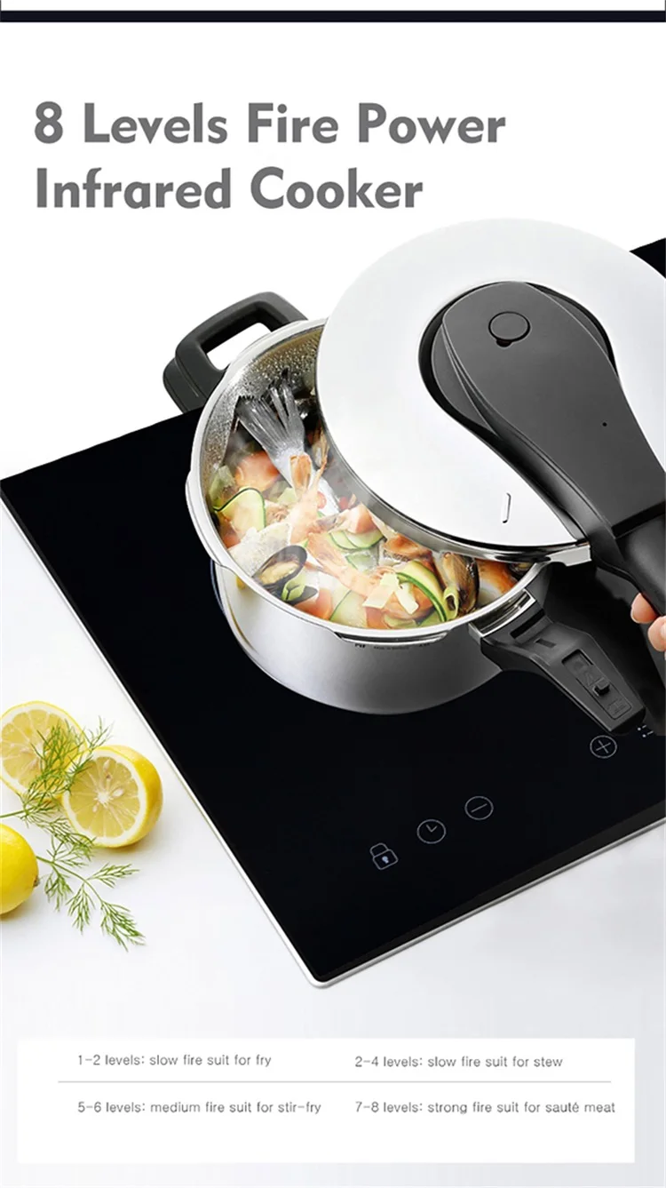 Multifunctional 2 Burner Build In Induction Cooker 3400w Induction