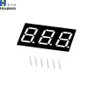Indoor Usage and Green Tube Chip Color 3 digit 0.28 inch 7 segment display led display