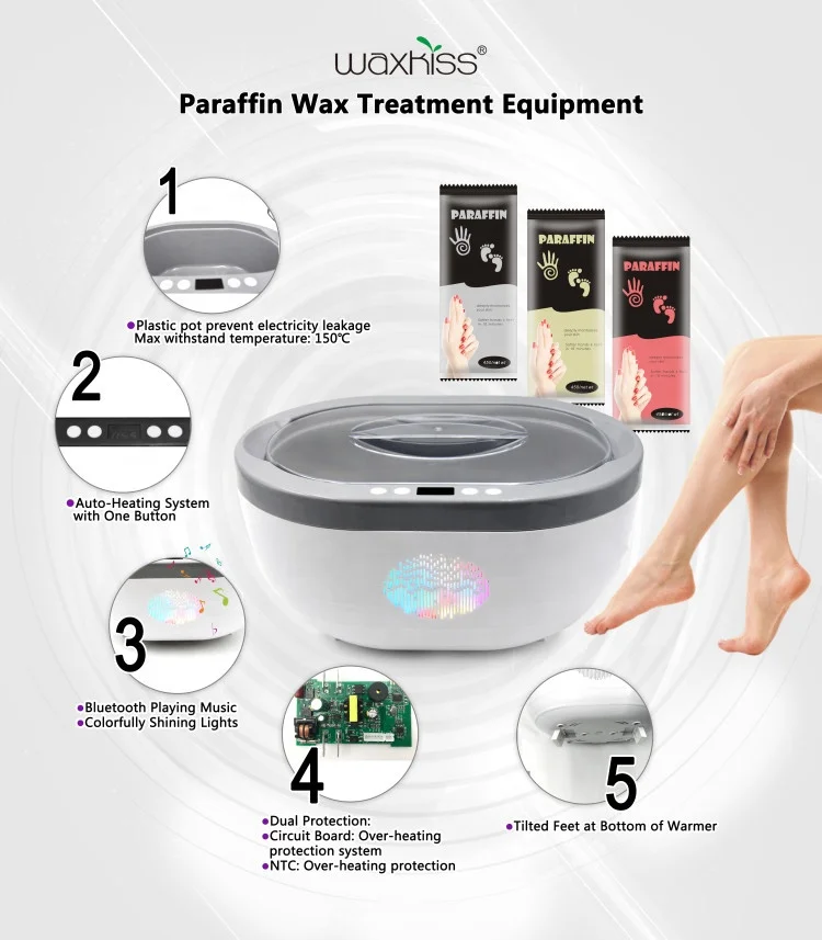 Waxkiss Professional Paraffin Machine 3000ml Or 5000ml Physio Therapy