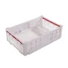 small plastic folding crate