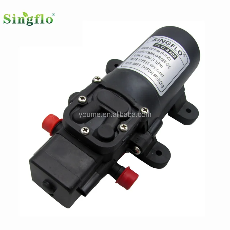 Singflo Flo 2203 70psi 26lpm 12 V Dc Batería De Agua Agrícola Pulverizador De Potencia De La 5019