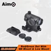 Aim-O Airsoft Scope Red/Green Dot Sight With QD Mount And Low Mount AO5029