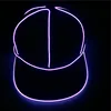 2018 new factory directly sell light up el wire cap for party