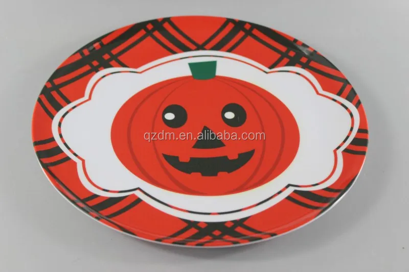 Cheap Melamine Dinner Plate for Halloween