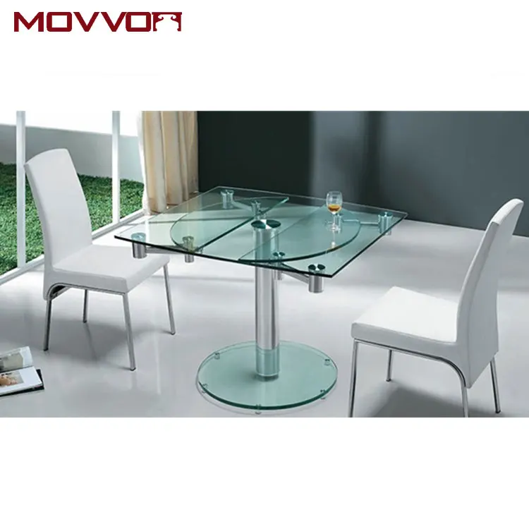 Oval Glass Dining Tables With Expandable And Extendable Function Buy Oval Glass Top Dining 6588