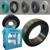 China high quality press on forklift tires 18x8x12 1/8 with solid tires hydraulic press at low price