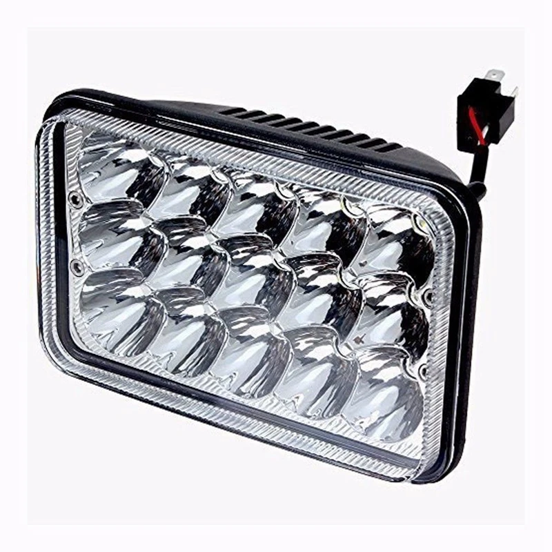 4x6 Inch Square Led Headlight Car Offroad Truck Projector Headlight