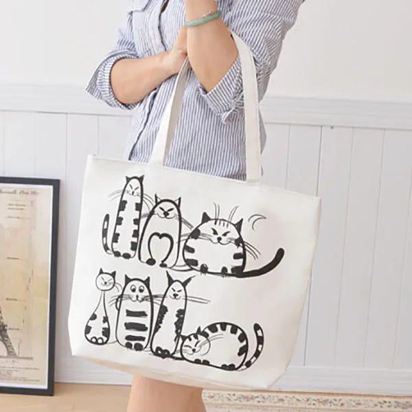 cotton shoulder bag for ladies