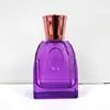 Customized square rectangular 70ml empty perfume bottles clear perfume bottles luxury glass perfume bottle for male