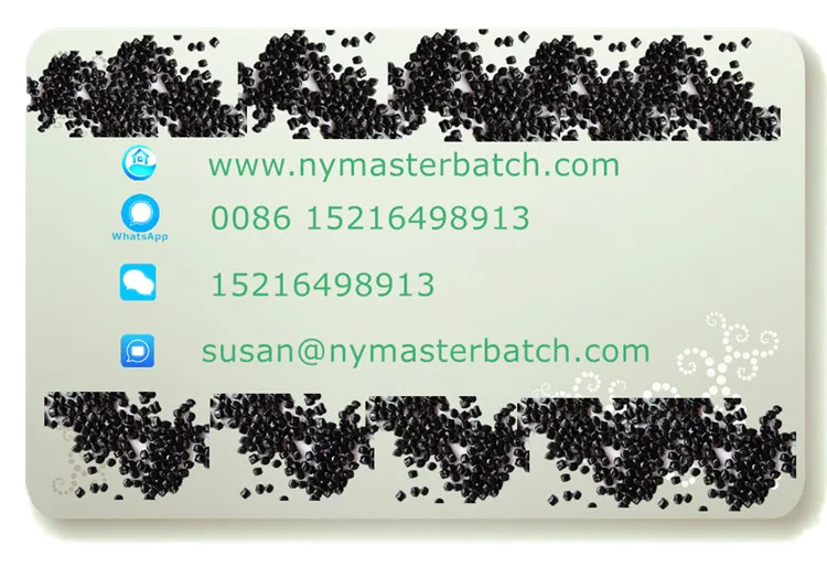 China high quality Glossy black carbon black masterbatch factory