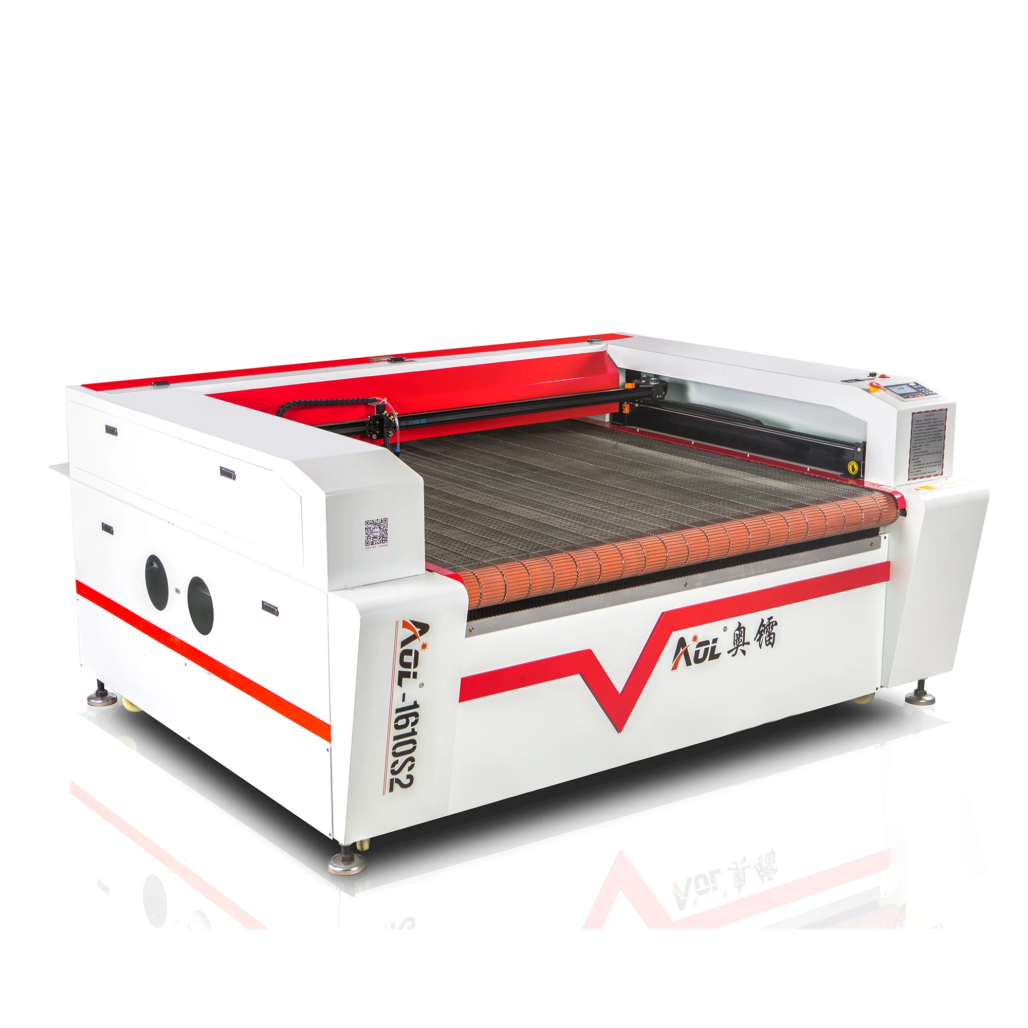 Aol 1610 Auto Feed Cnc Laser Cutting Rubber Rugs Carpets Mats Machine