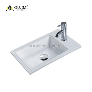 Mini Becken Bad Dünne Rand Schrank Kleine Größe Ecke Größen Keramik