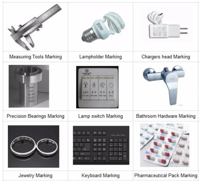 factory price IPG cnc 30W fiber laser marking machine for marking rings
