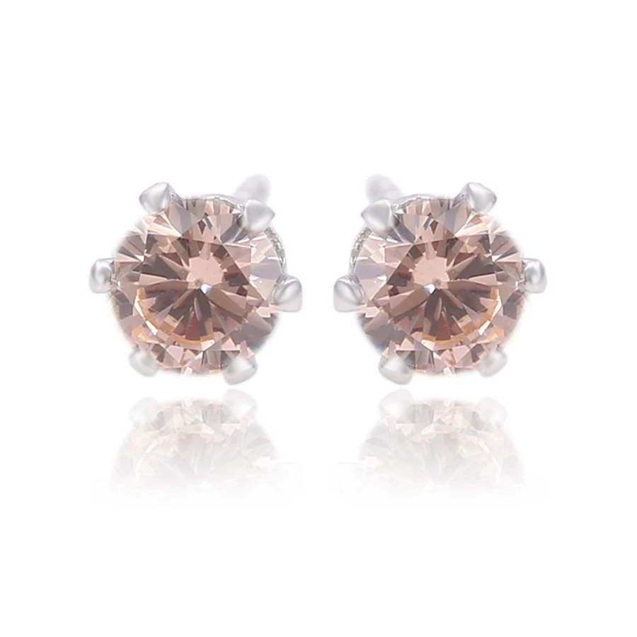 Sterling Silver ER003 8mm Hoop Earrings