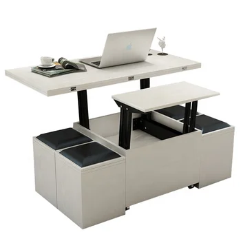Multifunctional Folding Lift Coffee Table To Dining Wooden Tables Modern Product On