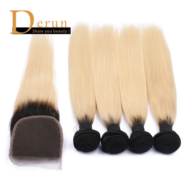 Wholesale top quality hair 1b/613 frontal and hair bundles