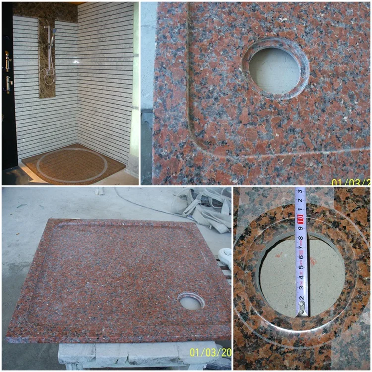 Natural Granite Shower Pans Stone Shower Base Tray Tile ...