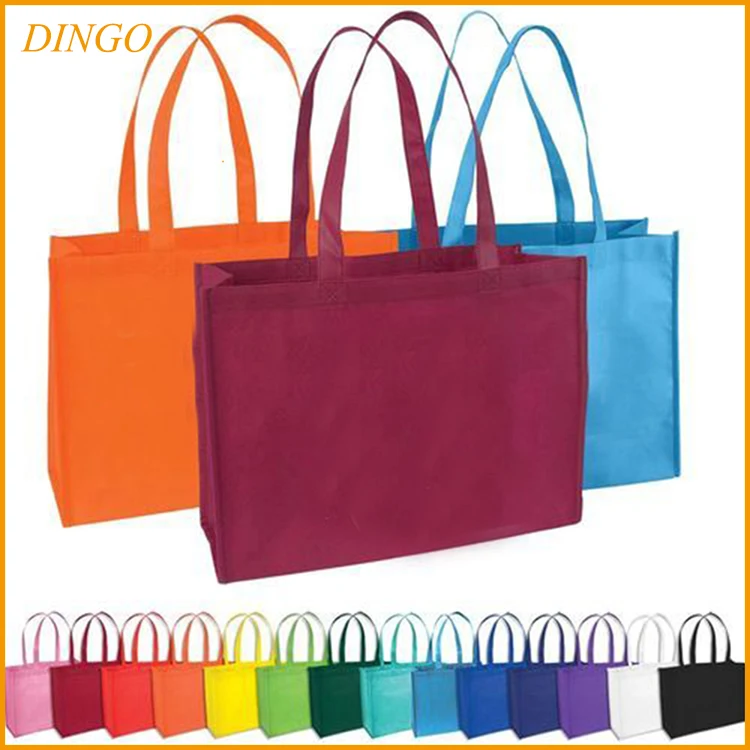 Fashion Recycled Pet Printed Non Woven Bag For Ping Laminated Polypropylene Tote Grocery
