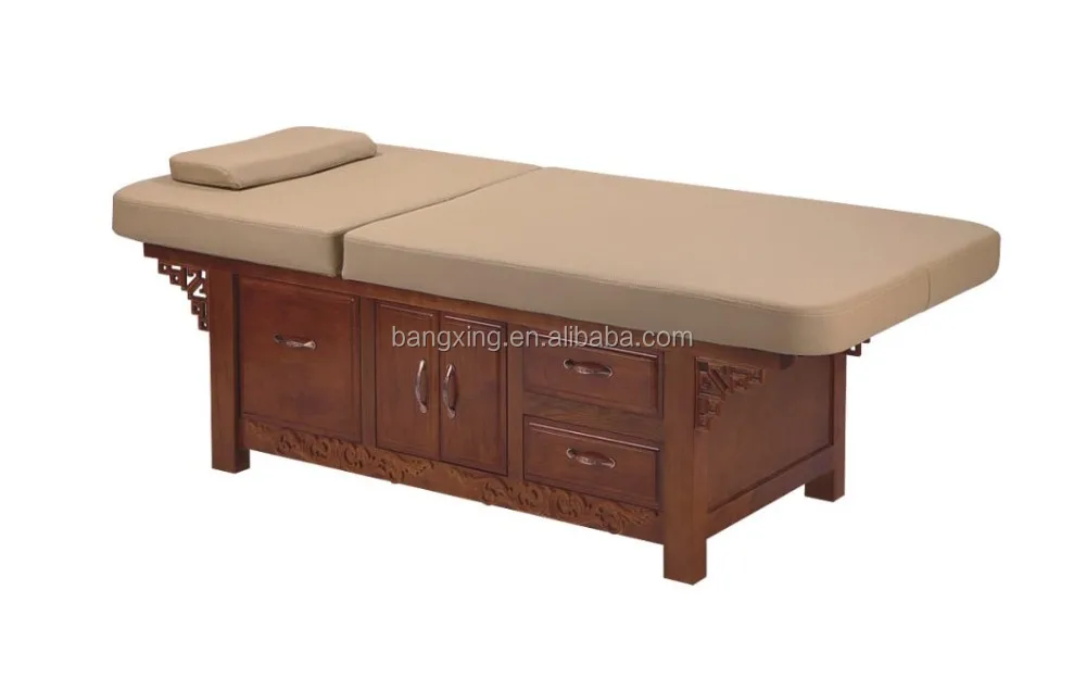Massage Bed / Wholesale Salon Spa Bed / Massage Wooden Beauty Bed Bx