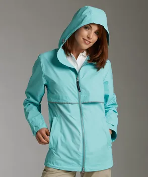 women's rain parka with hood