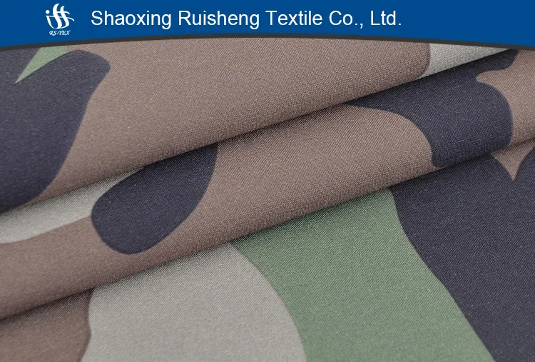 3 Layers Bonding Fabric 100d 4 Way Stretch Printing Fabric Bonded Tpu