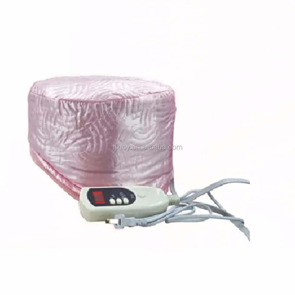 Good Quality Pvc Fast Heating Hair Steamer Cap For Home Use Black 