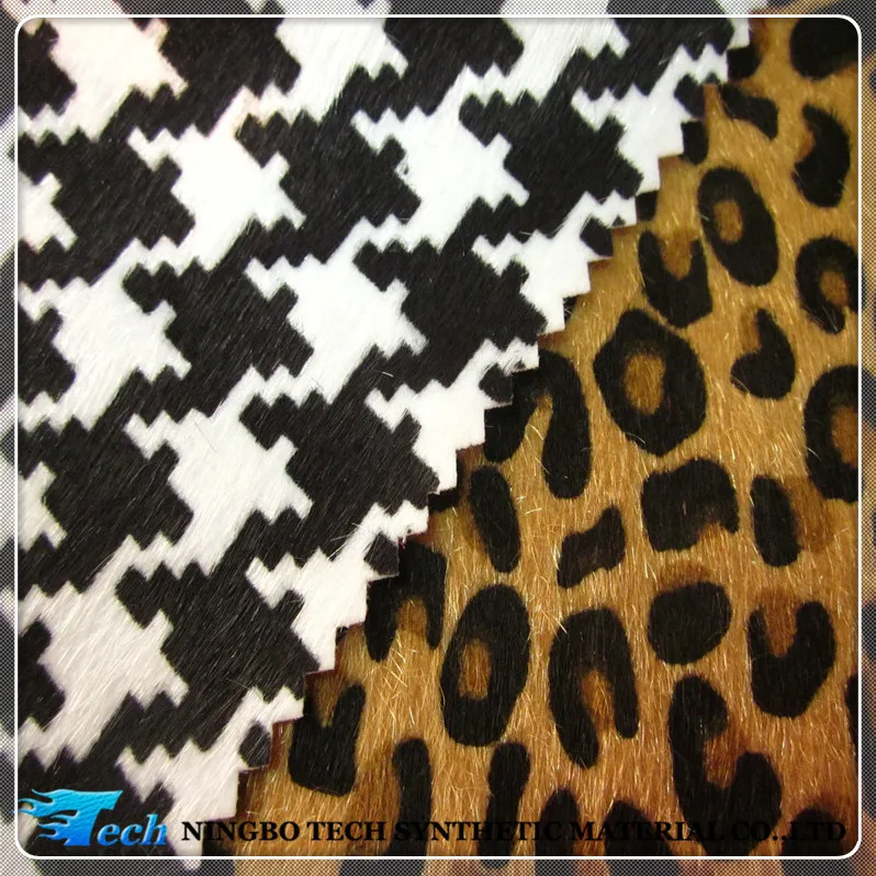 2015 Faux Suede Leopard Print Leather Fabric To Make Shoes - Buy Faux