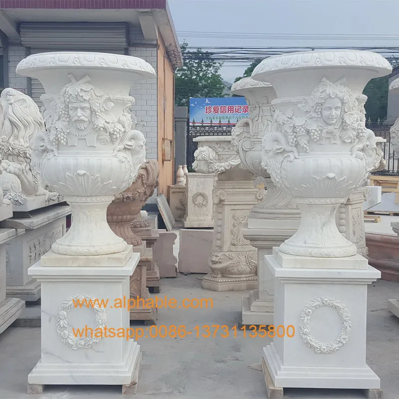 Outdoor Marble Vases With Pedestal Designs Large Outdoor Vases Buy