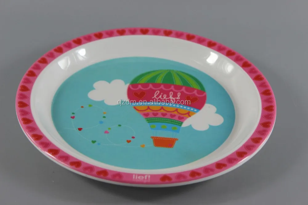100 Melamine Food Grade Kids Dinner Set For Europe Market