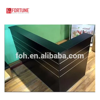 Modern Black 8 Ft L Shaped Reception Desk Foh Rd2519 Buy L