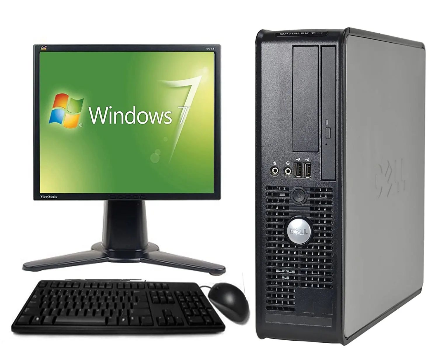 Buy Dell Optiplex 755 Sff Intel Core 2 Duo 2300mhz 160gig Serial Ata Hdd 4096mb Ddr2 Memory Dvd Rom Genuine Windows 7 Pro 32 Bit 17 Flat Panel Lcd Monitor Desktop