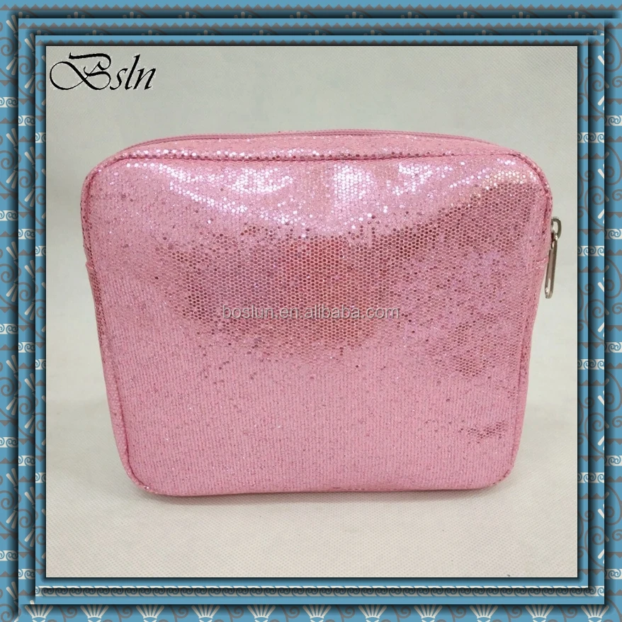 Promotion Custom Glitter Pu Cosmetic Bag Buy Hot Sale Products Portable Travel Zipper Makeup