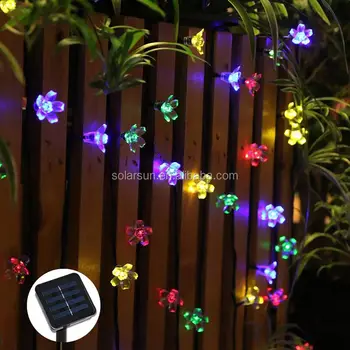 Camping String Lights Solar Led Garland Light Holiday Camping String Lights Solar Led Garland Light