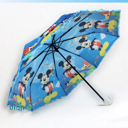 Yellow Kids Gifts-Zonman Banana Shape Umbrella Novelty Folding Compact Anti-uv Sun Rain Umbrella Best Gifts for Kids